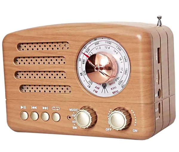 Imagen de RADIO FM/SD/USB/BT BAT.RECARGABLE RETRO