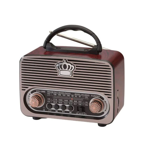 Imagen de RADIO RETRO RECARGABLE AM/FM/USB/BT/TF