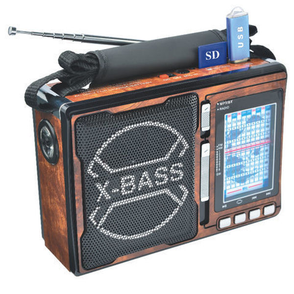 Imagen de RADIO RECARGABLE USB/SD/AM/FM/SW