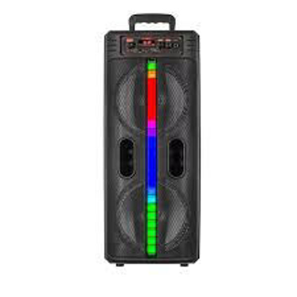 Imagen de PARLANTE KOLAV 2 x 8" recargable /microfono bt/sd/usb/fm