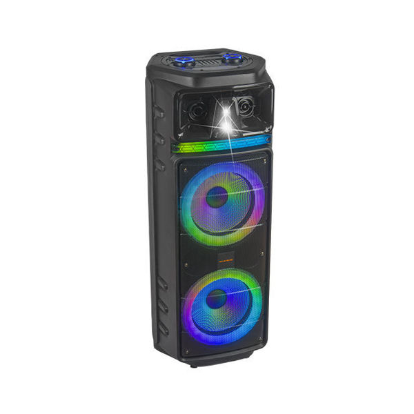 Imagen de PARLANTE KOLAV 2 x 10 " mic/bt/sd/usb/fm recargable