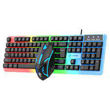 Imagen de TECLADO Y MOUSE GAMER CON LUCES LED