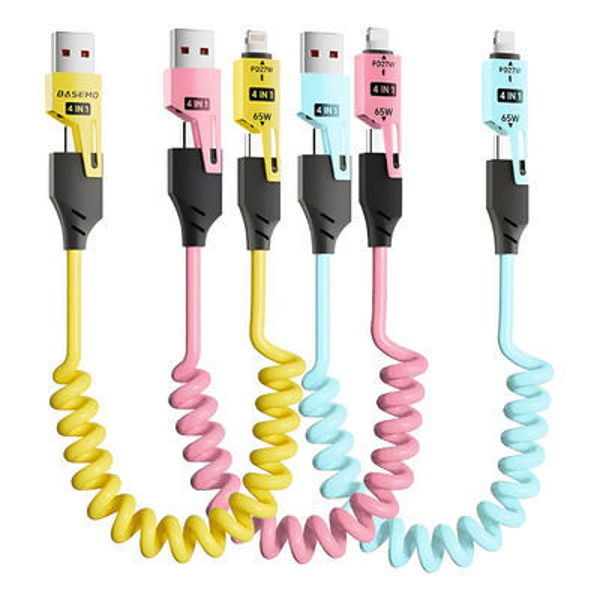 Imagen de CABLE CARGADOR EXTENSIBLE 4 EN 1