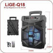 Imagen de PARLANTE Q18 8 PULGADAS BT/SD/USB/FM RECARGABLE