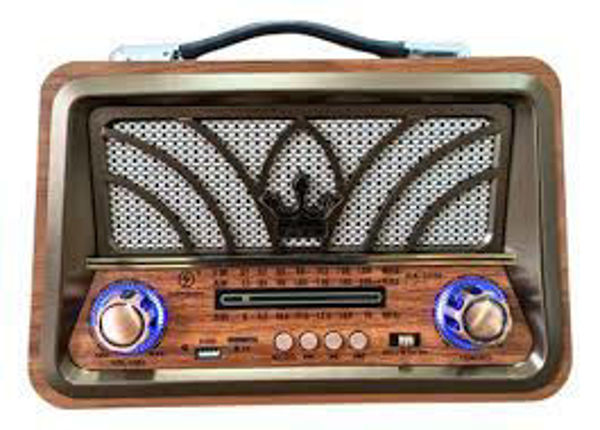 Imagen de RADIO RETRO RECARGABLE AM/FM/USB/BT/TF/SD