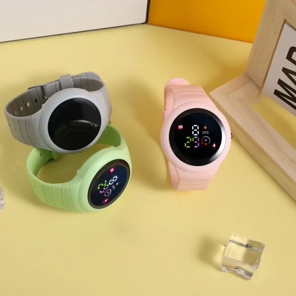 Imagen de RELOJ PULSERA LED COLORES PASTEL