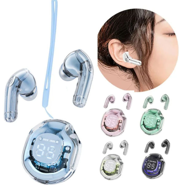 Imagen de AURICULAR BT TRANSPARENTE COLORES