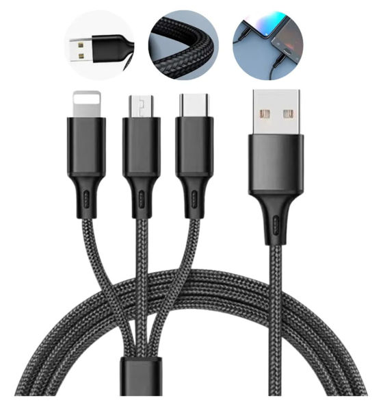 Imagen de CABLE CARGADOR 3 en 1
