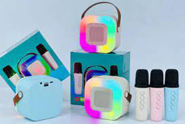 Imagen de PARLANTE CON LUCES KARAOKE 1 MICRO