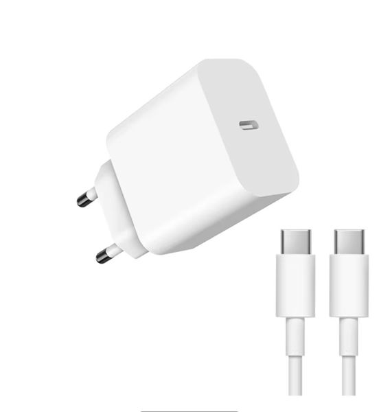 Imagen de CARGADOR RAPIDO Y CABLE TIPO C A TIPO C